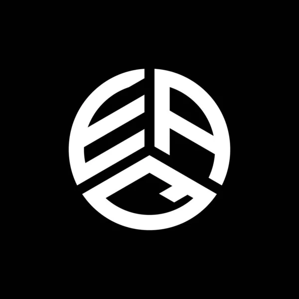 Projekt Logo Litery Eaq Białym Tle Inicjały Twórcze Eaq Koncepcja — Wektor stockowy