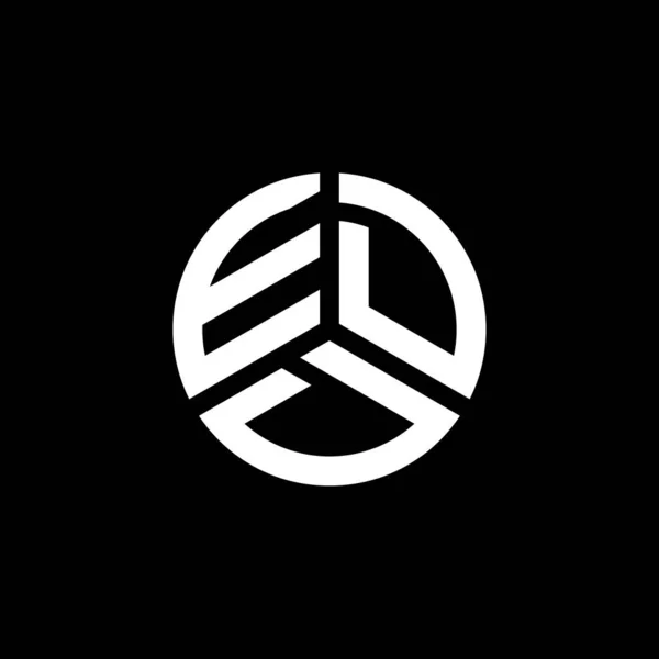 Дизайн Логотипа Буквы Edd Белом Фоне Концепция Логотипа Буквенными Инициалами — стоковый вектор