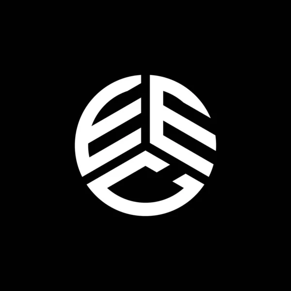 Eeg Bokstav Logotyp Design Vit Bakgrund Eeg Kreativa Initialer Brev — Stock vektor