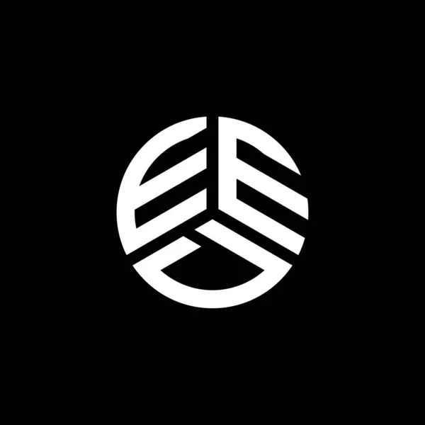 Projeto Logotipo Carta Eed Fundo Branco Eed Iniciais Criativas Conceito —  Vetores de Stock