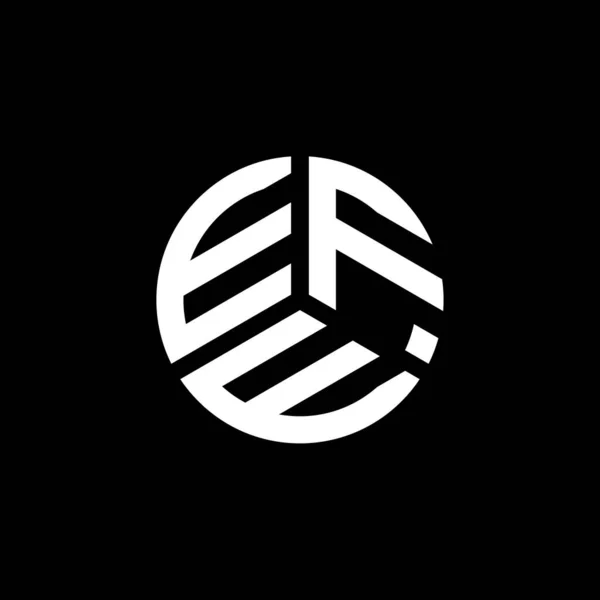 Projekt Logo Litery Efe Białym Tle Efe Twórcze Inicjały Koncepcja — Wektor stockowy