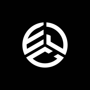 Beyaz arka planda EJC harf logosu tasarımı. EJC yaratıcı harflerin baş harfleri logo kavramı. EJC harf tasarımı.
