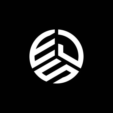 Beyaz arka planda EJS harf logosu tasarımı. EJS yaratıcı harf logosu konsepti. EJS harf tasarımı.