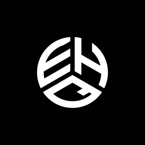 Ehq Lettera Logo Design Sfondo Bianco Ehq Creativo Iniziali Lettera — Vettoriale Stock
