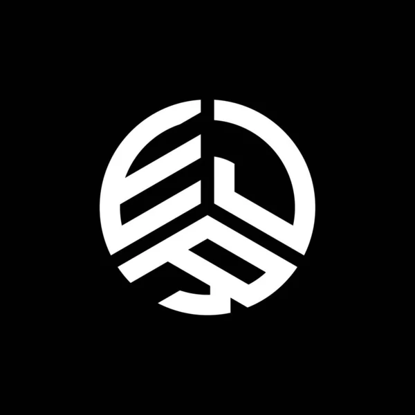 Design Logotipo Carta Ejr Fundo Branco Ejr Iniciais Criativas Conceito — Vetor de Stock