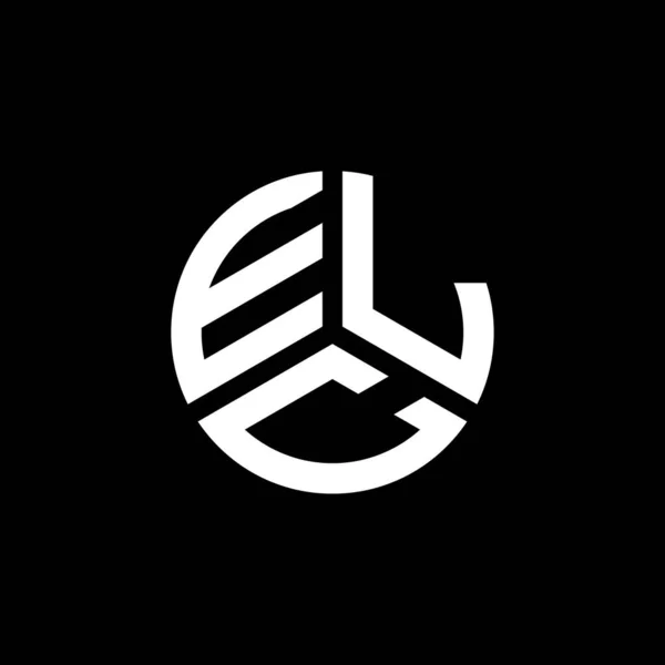 Elc Дизайн Логотипу Білому Тлі Творчі Ініціали Elc Поняття Логотипу — стоковий вектор