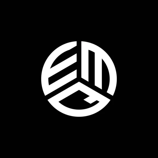 Design Logo Lettre Emq Sur Fond Blanc Emq Initiales Créatives — Image vectorielle
