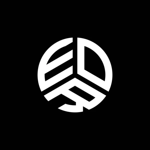 Eor Lettre Logo Design Sur Fond Blanc Eor Initiales Créatives — Image vectorielle