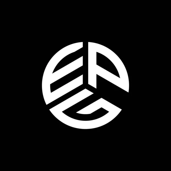 Epg Letter Logo Design White Background Epg Creative Initials Letter — Stock Vector