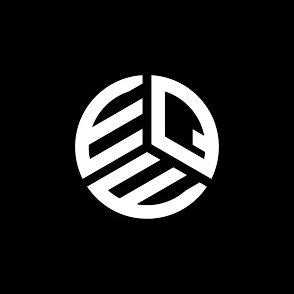 Дизайн Логотипа Eqe Белом Фоне Концепция Логотипа Eqe Дизайн Букв — стоковый вектор