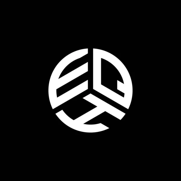 Eqh Letter Logo Design Auf Weißem Hintergrund Eqh Kreative Initialen — Stockvektor