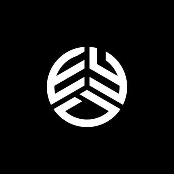 Eyd Letter Logo Ontwerp Witte Achtergrond Eyd Creatieve Initialen Letter — Stockvector