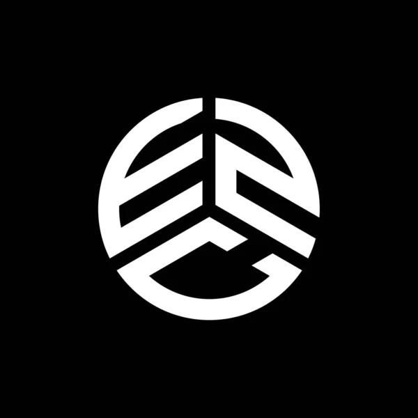 白い背景にEzc文字のロゴデザイン Ezcクリエイティブイニシャルレターロゴコンセプト Ezcレターデザイン — ストックベクタ