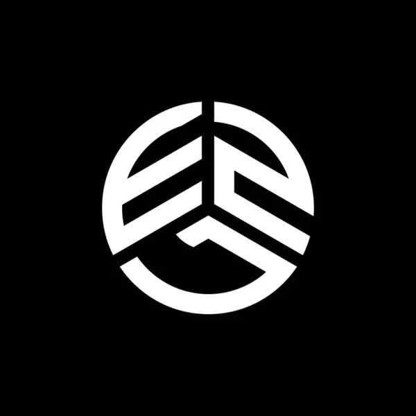 Beyaz Arkaplanda Ezl Harf Logosu Tasarımı Ezl Yaratıcı Harflerin Baş — Stok Vektör