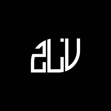 Siyah arkaplanda PrintZLV harf logosu tasarımı. ZLV yaratıcı harf logosu konsepti. ZLV harf tasarımı.