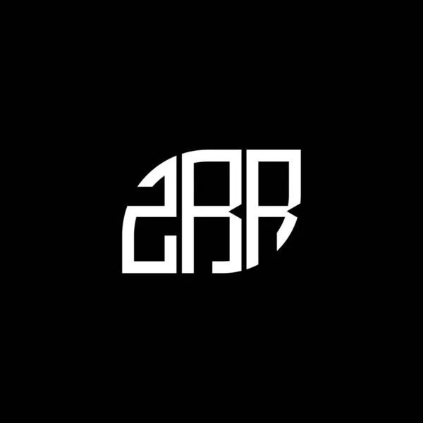Σχεδιασμός Λογότυπου Γραμμάτων Zrr Μαύρο Φόντο Δημιουργικά Αρχικά Zrr Έννοια — Διανυσματικό Αρχείο