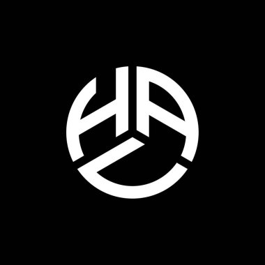 Beyaz arka planda HAV harfi logo tasarımı. HAV yaratıcı harf logosu konsepti. HAV harf tasarımı.