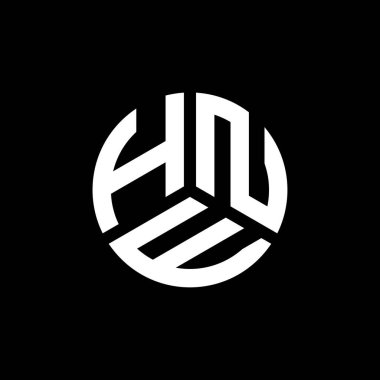 Beyaz arka planda HNE harf logosu tasarımı. HNE yaratıcı harflerin baş harfleri logo kavramı. HNE harf tasarımı.
