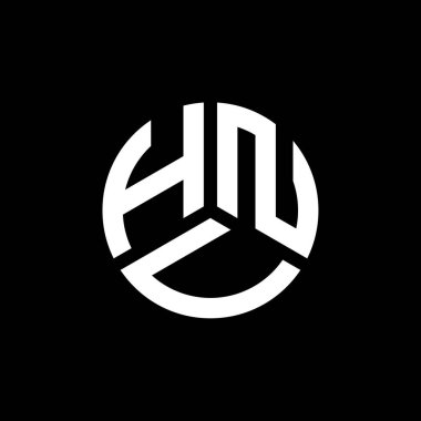 Beyaz arka planda HNV harf logosu tasarımı. HNV yaratıcı harflerin baş harfleri logo kavramı. HNV harf tasarımı.