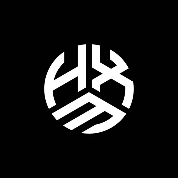 Hxm Buchstabe Logo Design Auf Weißem Hintergrund Hxm Kreative Initialen — Stockvektor