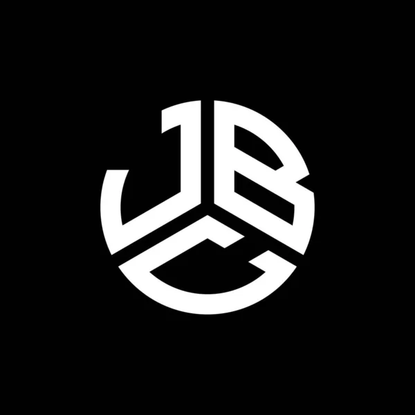 Jbc Logo Ontwerp Witte Achtergrond Jbc Creatieve Initialen Letter Logo — Stockvector
