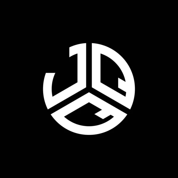 Projekt Logo Litery Jqq Czarnym Tle Kreatywne Inicjały Jqq Koncepcja — Wektor stockowy