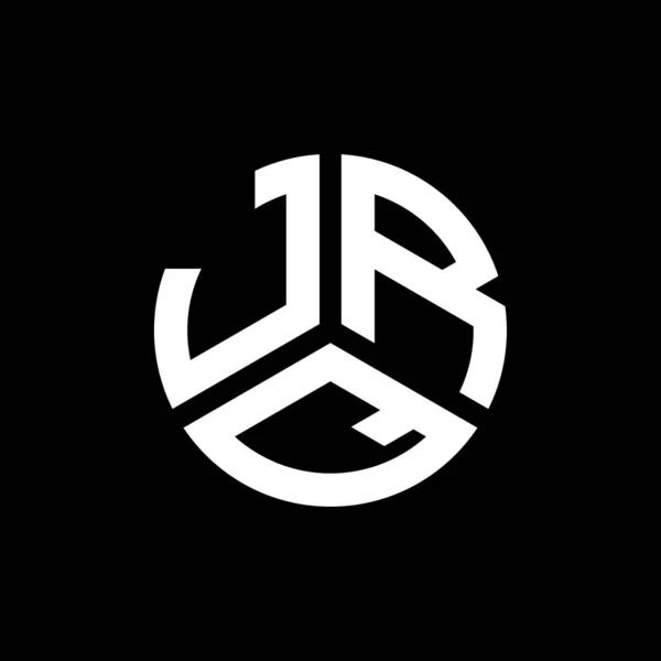 Projekt Logo Litery Jrq Czarnym Tle Kreatywne Inicjały Jrq Koncepcja — Wektor stockowy