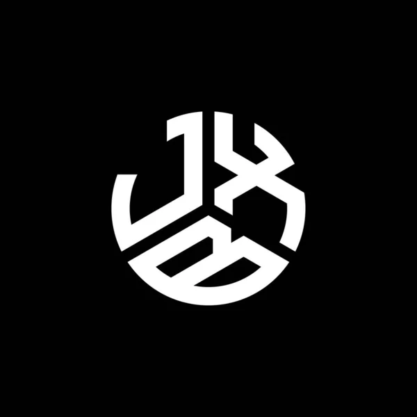 Projekt Logo Litery Jxb Czarnym Tle Kreatywne Inicjały Jxb Koncepcja — Wektor stockowy