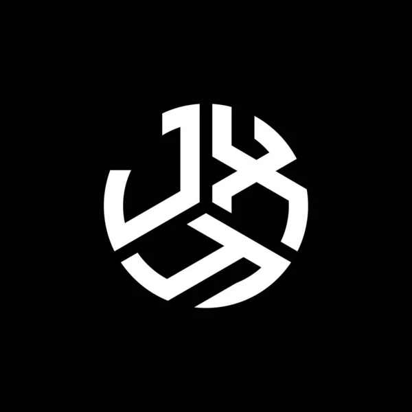 Jxy Letter Logo Design Black Background Jxy Creative Initials Letter — Stock Vector