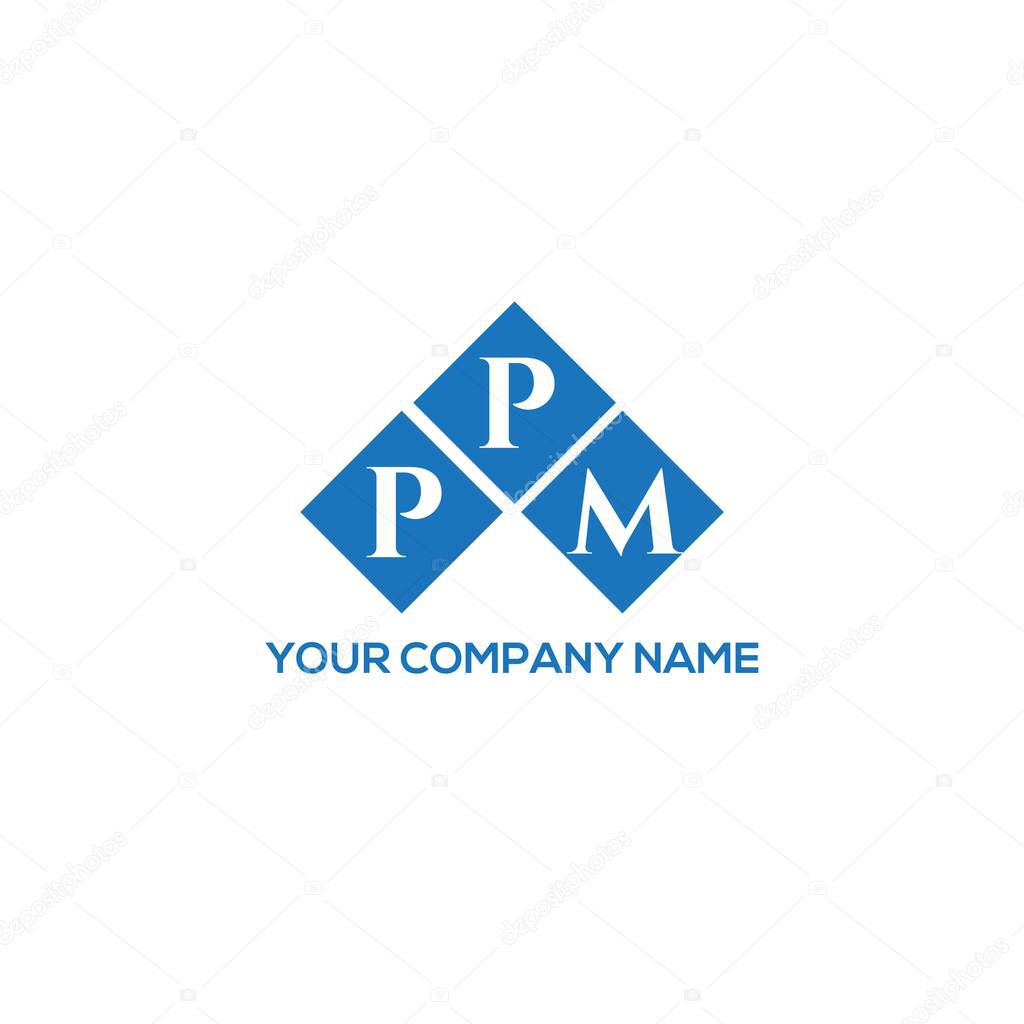 PPM letter logo design on white background. PPM creative initials letter logo concept. PPM letter design.