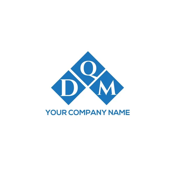 Dqm Letter Logo Design White Background Dqm Creative Initials Letter — Stock Vector