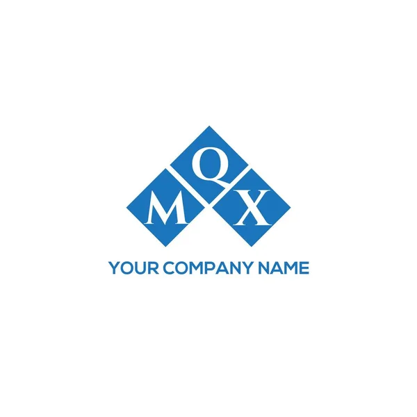 Design Logotipo Letra Mqx Fundo Branco Mqx Iniciais Criativas Conceito — Vetor de Stock