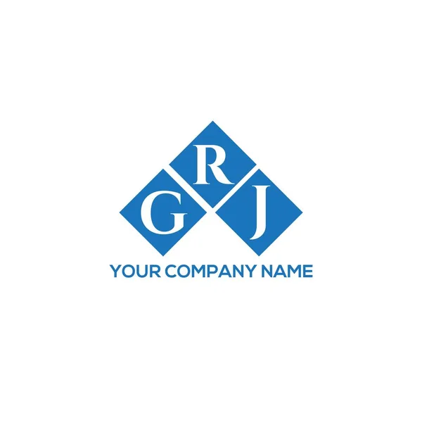 Grj Letter Logo Design White Background Grj Creative Initials Letter — Stock Vector