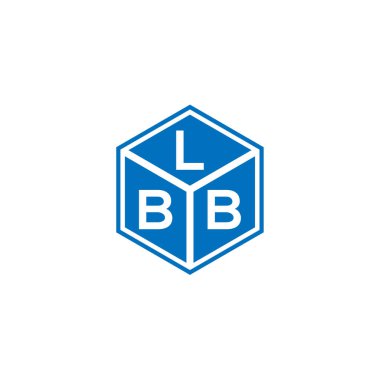 LBB harfi logo tasarımı siyah arka planda. LBB yaratıcı harflerin baş harfleri logo kavramı. LBB harf tasarımı.