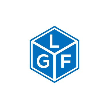 LFG harf logo tasarımı siyah arka planda. LFG yaratıcı harflerin baş harfleri logo kavramı. LFG harf tasarımı.