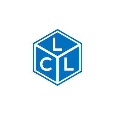 Siyah arkaplanda LCL harf logosu tasarımı. LCL yaratıcı harflerin baş harfleri logo kavramı. LCL harf tasarımı.