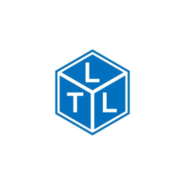 LTL harf logosu tasarımı siyah arka planda. LTL yaratıcı harflerin baş harfleri logo kavramı. LTL harf tasarımı.