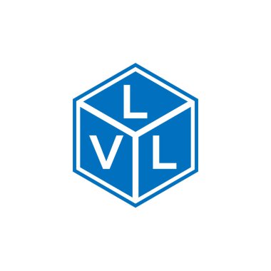 LVL harf logosu tasarımı siyah arka planda. LVL yaratıcı harflerin baş harfleri logo kavramı. LVL harf tasarımı.
