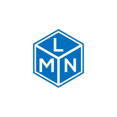 LMN harf logo tasarımı siyah arka planda. LMN yaratıcı harflerin baş harfleri logo kavramı. LMN harf tasarımı.