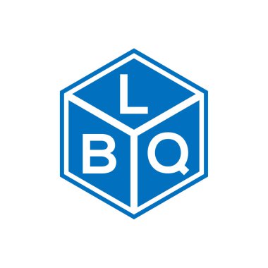 Siyah arka planda LBQ harf logosu tasarımı. LBQ yaratıcı harflerin baş harfleri logo kavramı. LBQ harf tasarımı.
