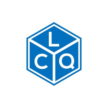 Siyah arka planda LCQ harf logosu tasarımı. LCQ yaratıcı harflerin baş harfleri logo kavramı. LCQ harf tasarımı.