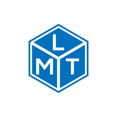 LMT harf logosu tasarımı siyah arka planda. LMT yaratıcı harflerin baş harfleri logo kavramı. LMT harf tasarımı.