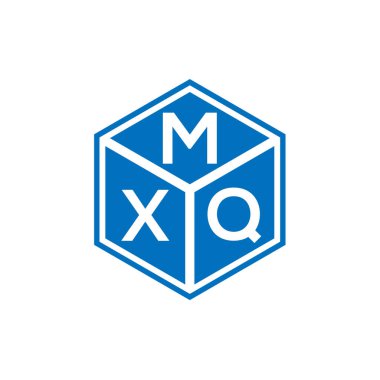 Siyah arka planda MXQ harfi logo tasarımı. MXQ yaratıcı harflerin baş harfleri logo kavramı. MXQ harf tasarımı.