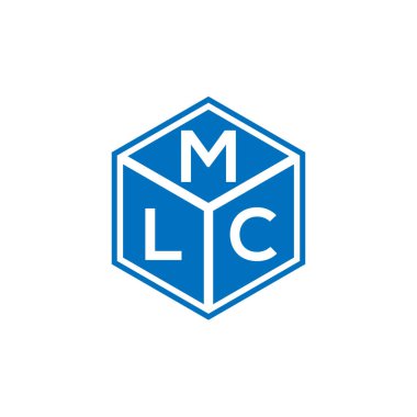Siyah arka planda MLC harf logosu tasarımı. MLC yaratıcı harflerin baş harfleri logo kavramı. MLC harf tasarımı.