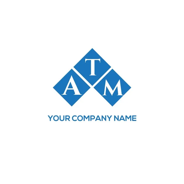 白い背景にAtm文字のロゴデザイン Atm創造的なイニシャルレターロゴコンセプト Atm文字デザイン白い背景にAtm文字のロゴデザイン Atm創造的なイニシャルレターロゴコンセプト Atm文字デザイン — ストックベクタ