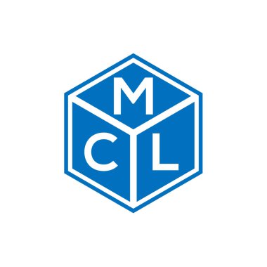 Siyah arkaplanda MCL harf logosu tasarımı. MCL yaratıcı harflerin baş harfleri logo kavramı. MCL harf tasarımı.