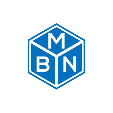 Siyah arka planda MBN harf logosu tasarımı. MBN yaratıcı harflerin baş harfleri logo kavramı. MBN harf tasarımı.
