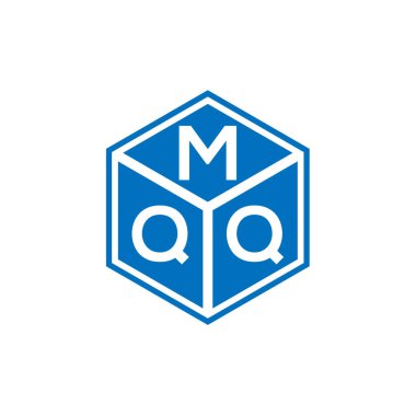 Siyah arka planda MQQ harfi logo tasarımı. MQQ yaratıcı harflerin baş harfleri logo kavramı. MQQ harf tasarımı.