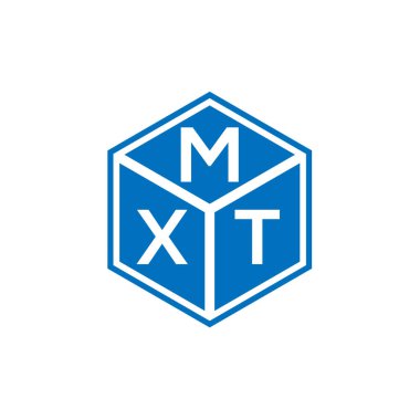 Siyah arkaplanda MXT harf logosu tasarımı. MXT yaratıcı harflerin baş harfleri logo kavramı. MXT harf tasarımı.