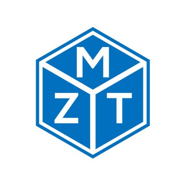 Siyah arkaplanda MZT harf logosu tasarımı. MZT yaratıcı harf logosu konsepti. MZT harf tasarımı.